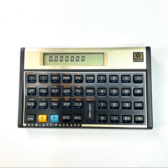 1982 Hewlett-Packard HP-12C Financial Calculator with Manual - Picture 2 of 16